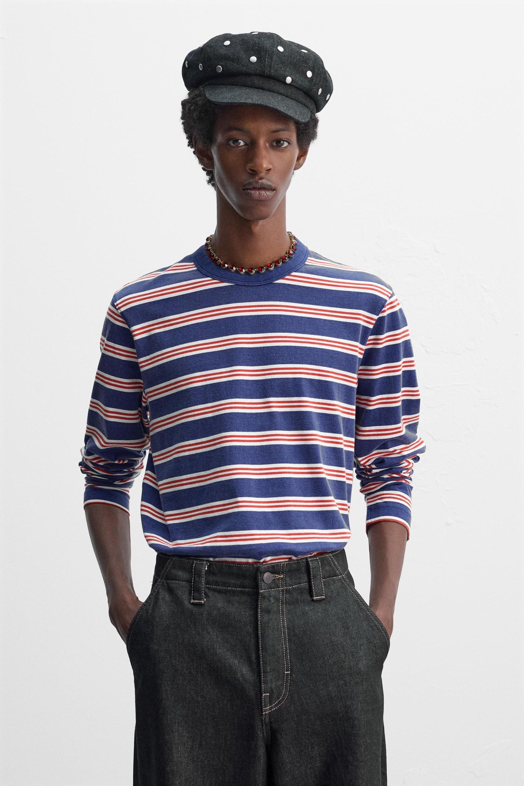 STRIPED T-SHIRT X HARRY LAMBERT Product Image
