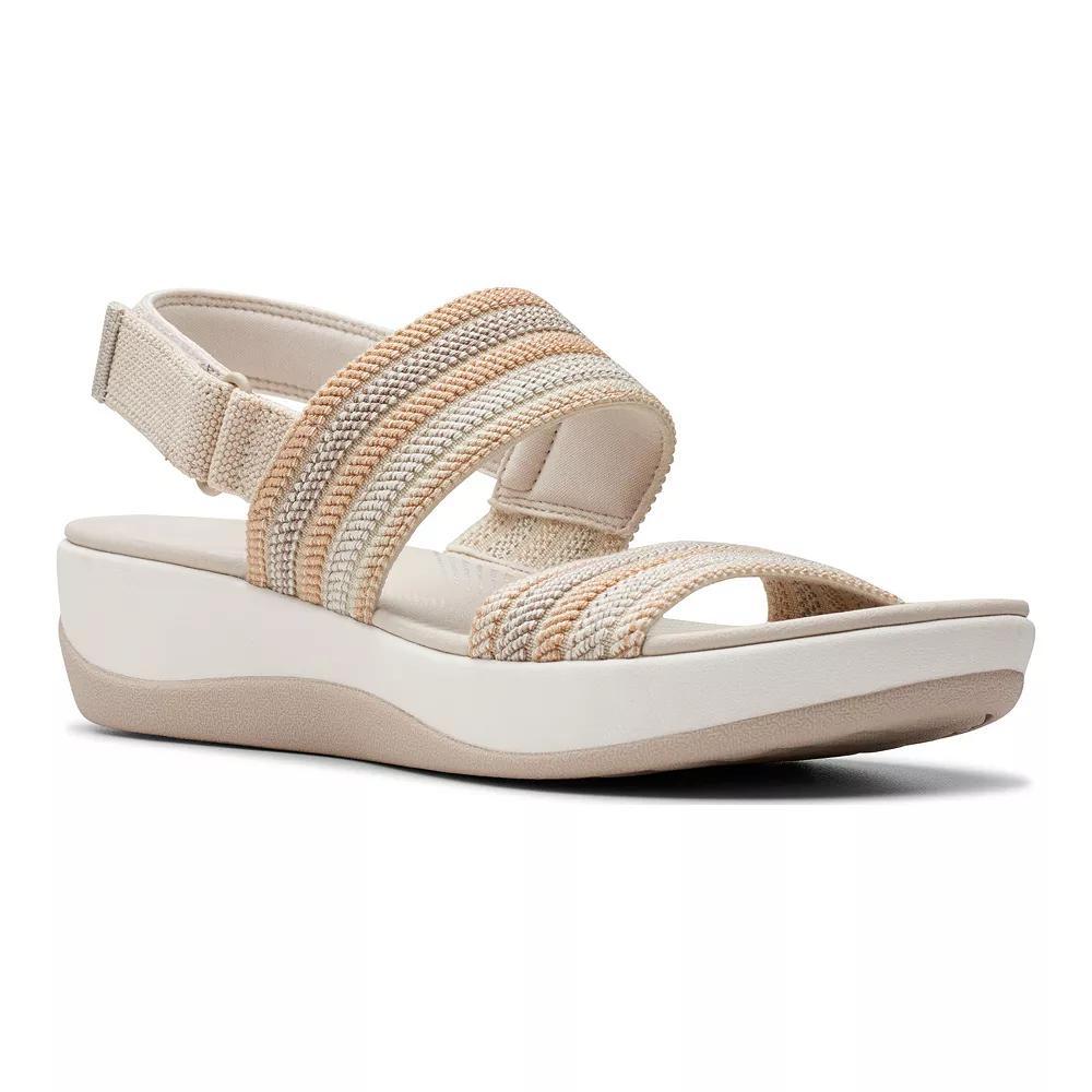 Clarks® Cloudsteppers Arla Stoll Women's Sandals, Size: 7.5, Beige Combi Product Image