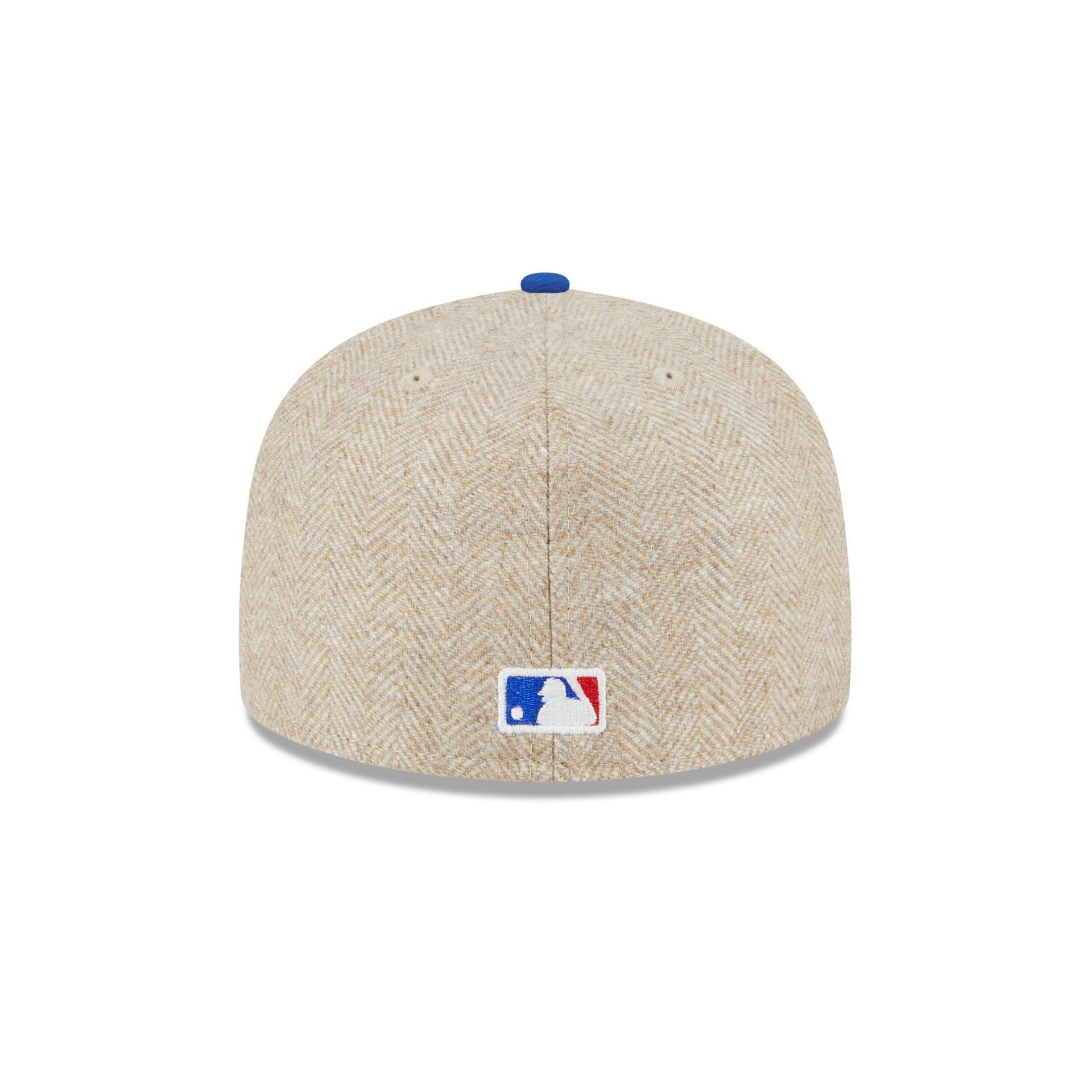 Chicago Cubs Herringbone Moon 59FIFTY Fitted Hat Male Product Image