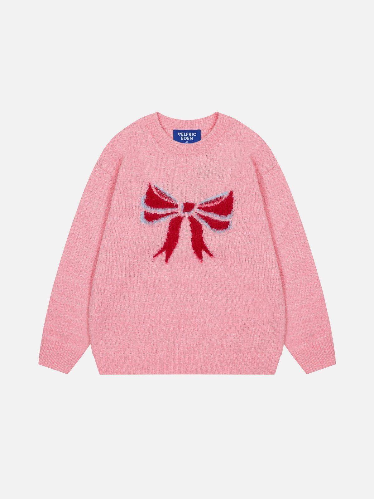 Aelfric Eden Bow Jacquard Sweater Product Image