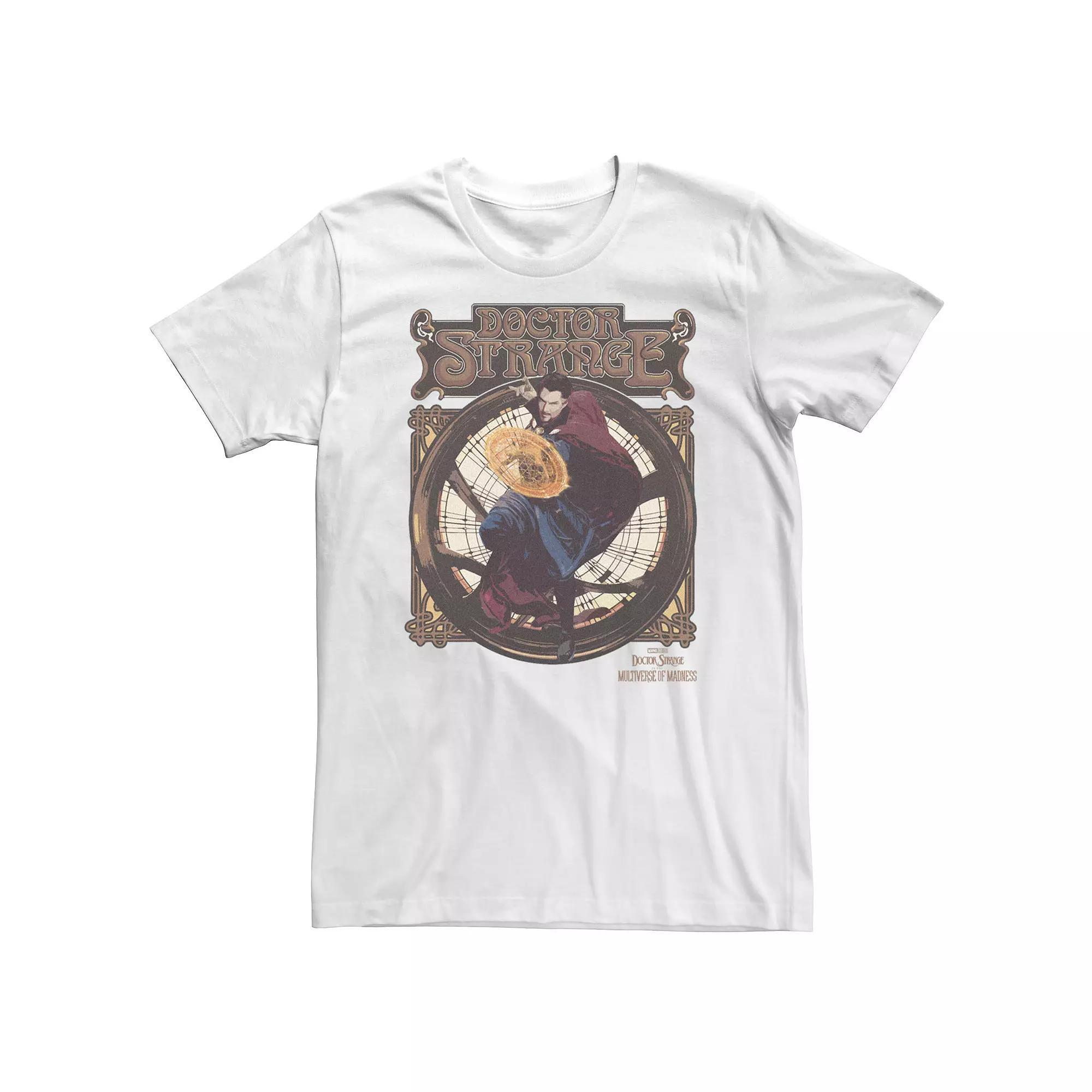 Big & Tall Doctor Strange Movie 2 Strange Retro Seal Tee, Men's, Size: XXL Tall, White Product Image