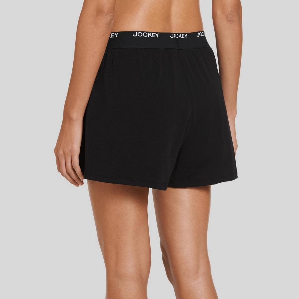 Jockey Generation™ Women's Period Sleep Shorts - Black XS: Moisture Wicking, Water-Resistant Pajama Bottoms Product Image