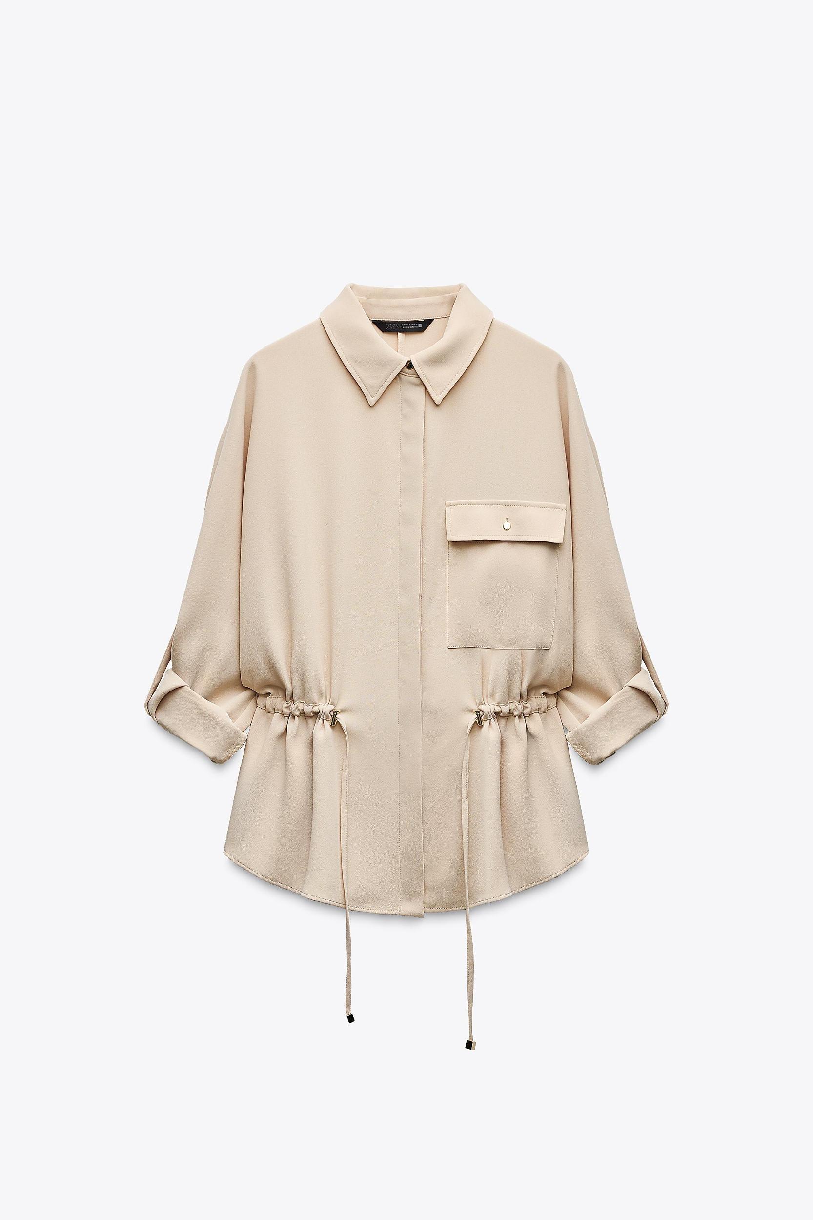 CREPE SAFARI SHIRT Product Image