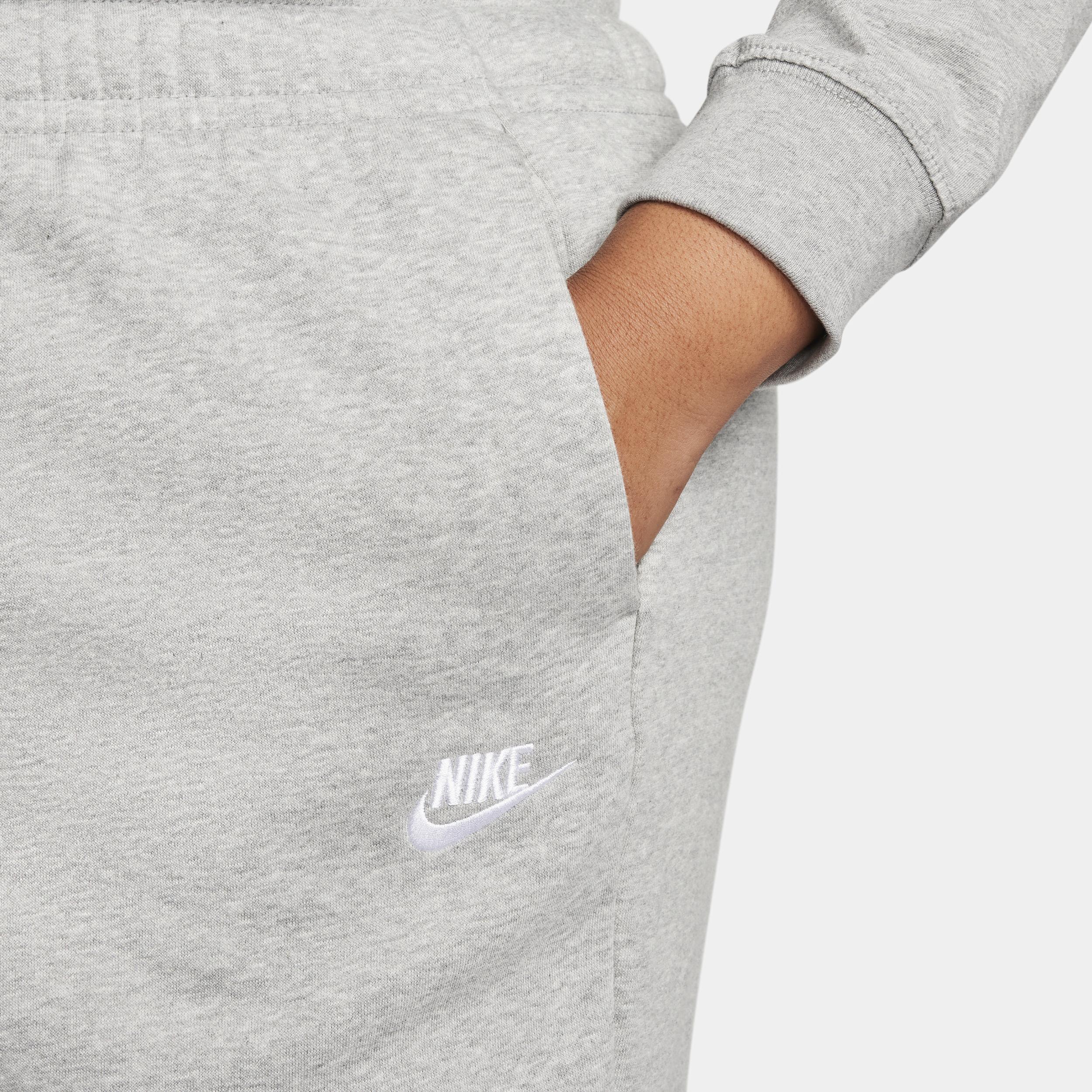 Womens Nike Sportswear Club Fleece Mid-Rise Wide-Leg Sweatpants (Plus Size) Product Image