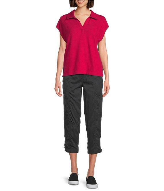 Westbound Cap Sleeve Collared Top Product Image