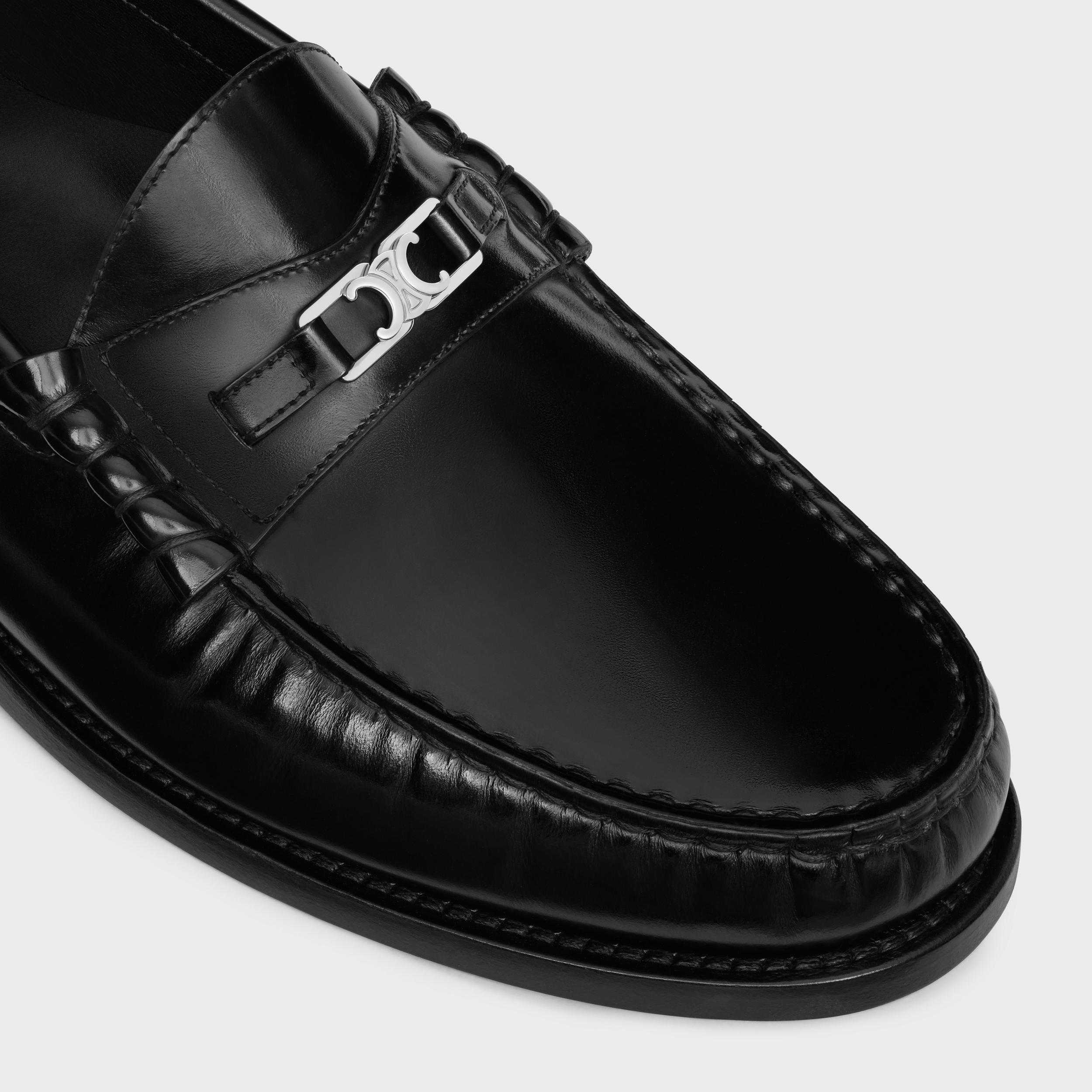 CELINE LUCO Triomphe Loafer in POLISHED BULL Product Image