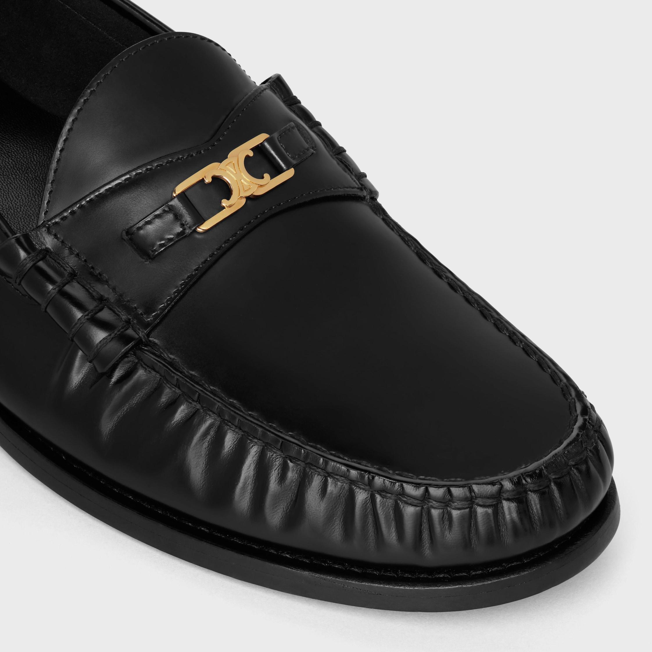 CELINE LUCO Triomphe Loafer in POLISHED BULL Product Image