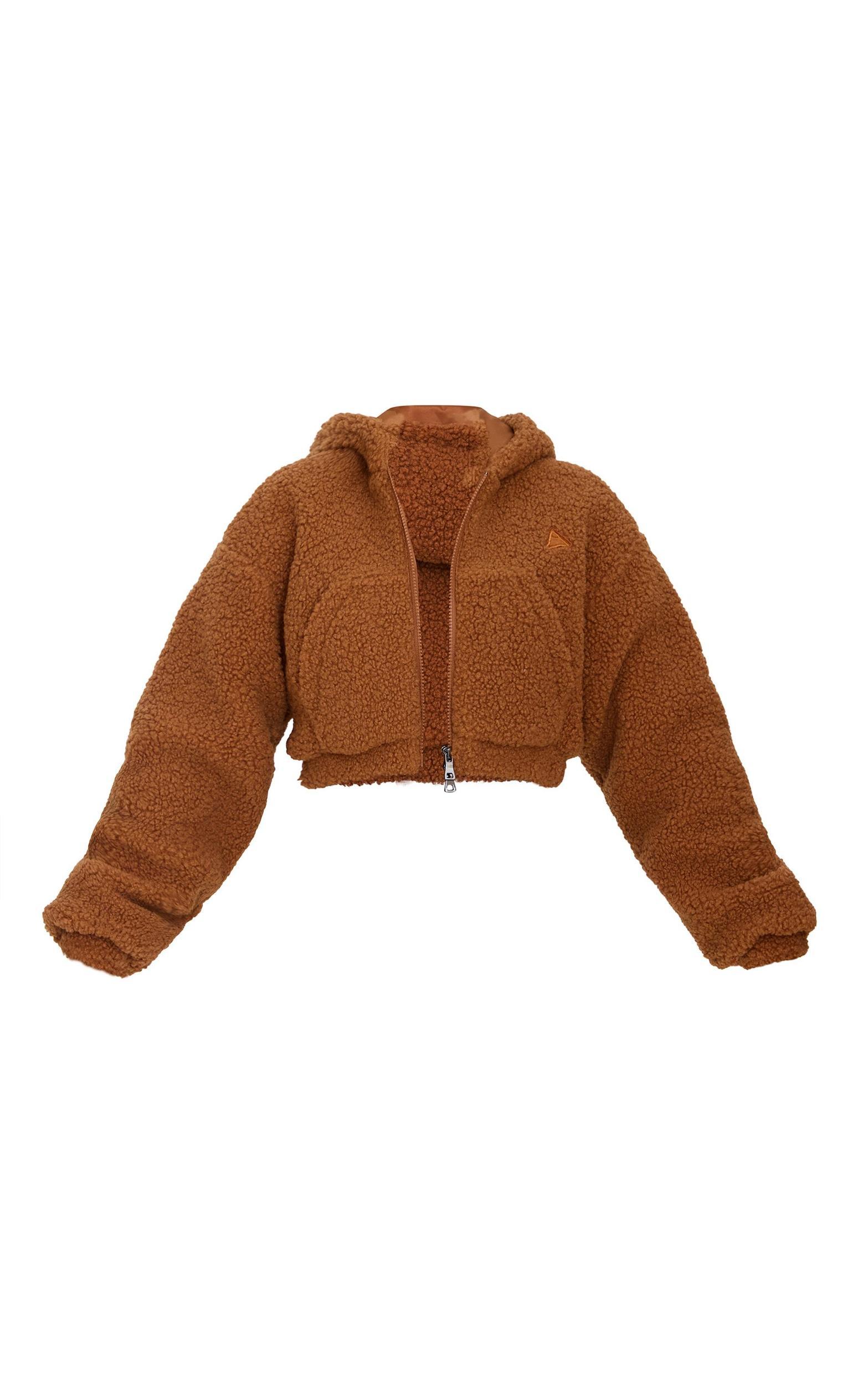 Dark Chocolate Borg Cropped Jacket Product Image