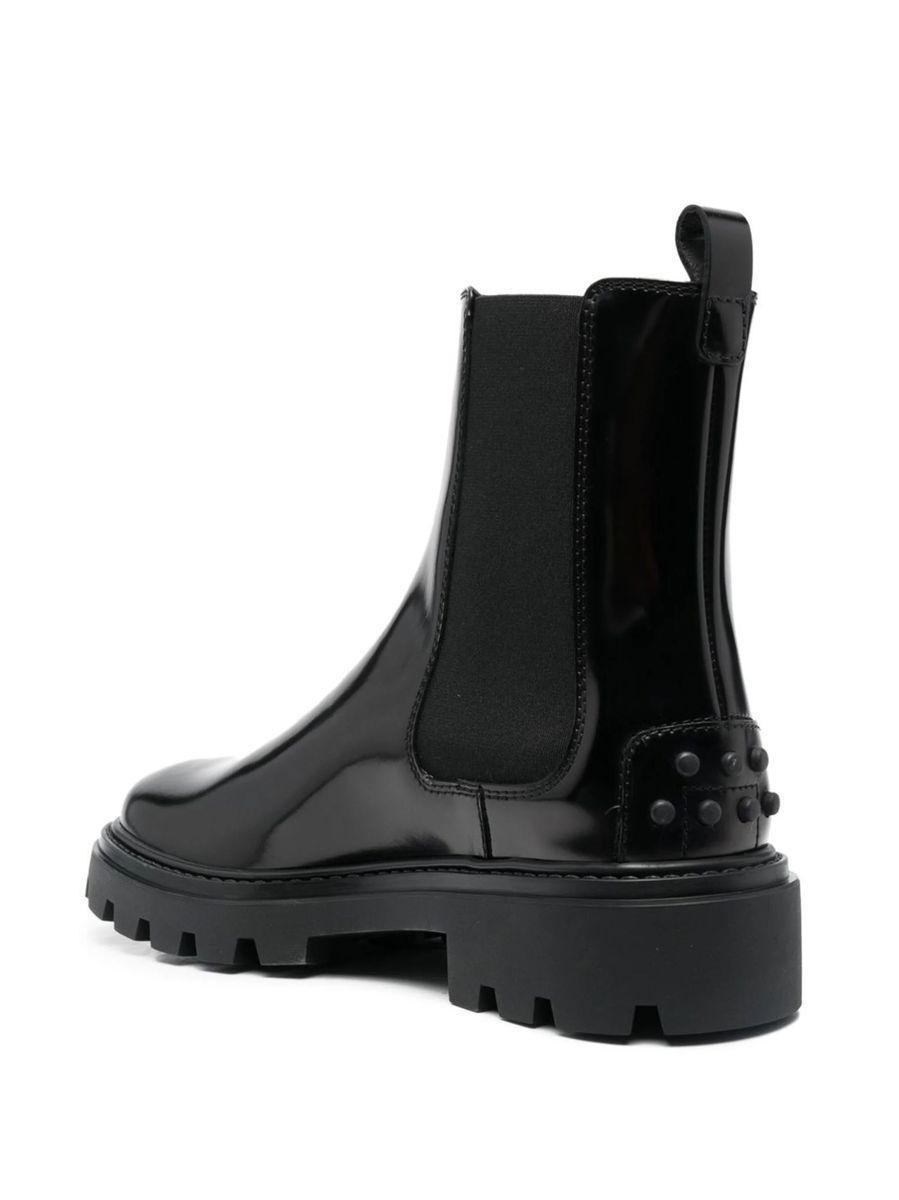 TOD'S Leather Boot In Black Product Image