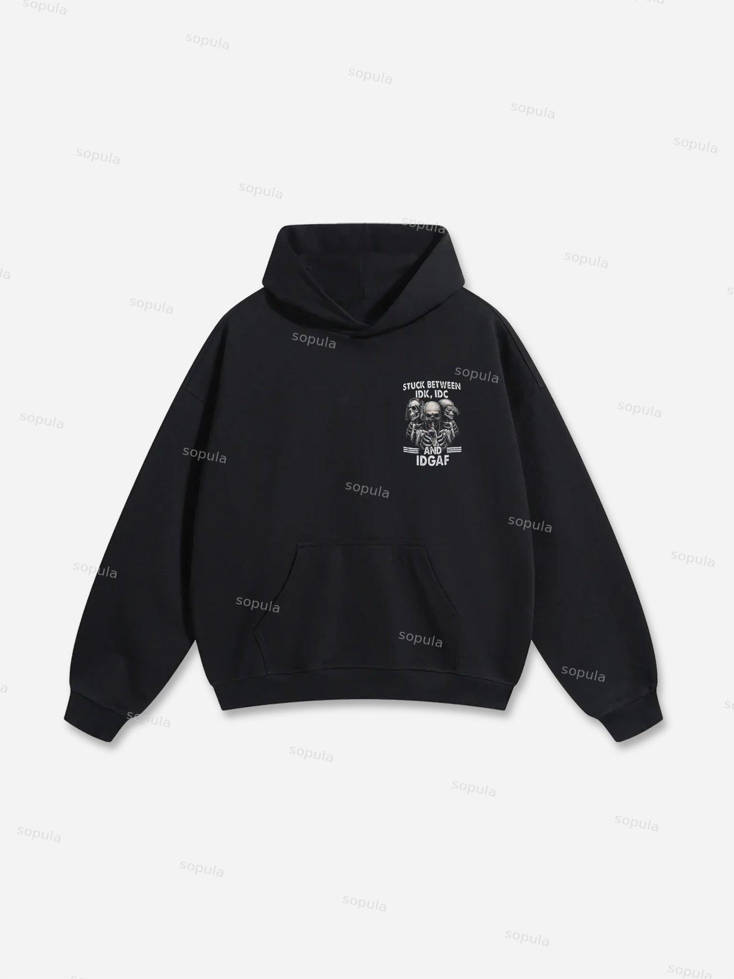 Y2k Trendy Cross Graphic Zip-Up Hoodie Product Image