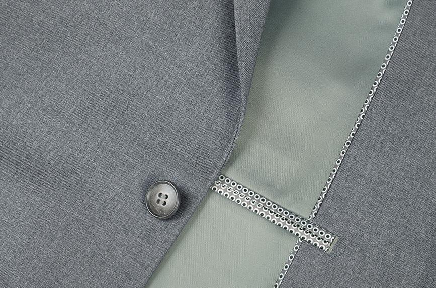 (36S) Slim Fit 2 Piece Gray Suit Product Image