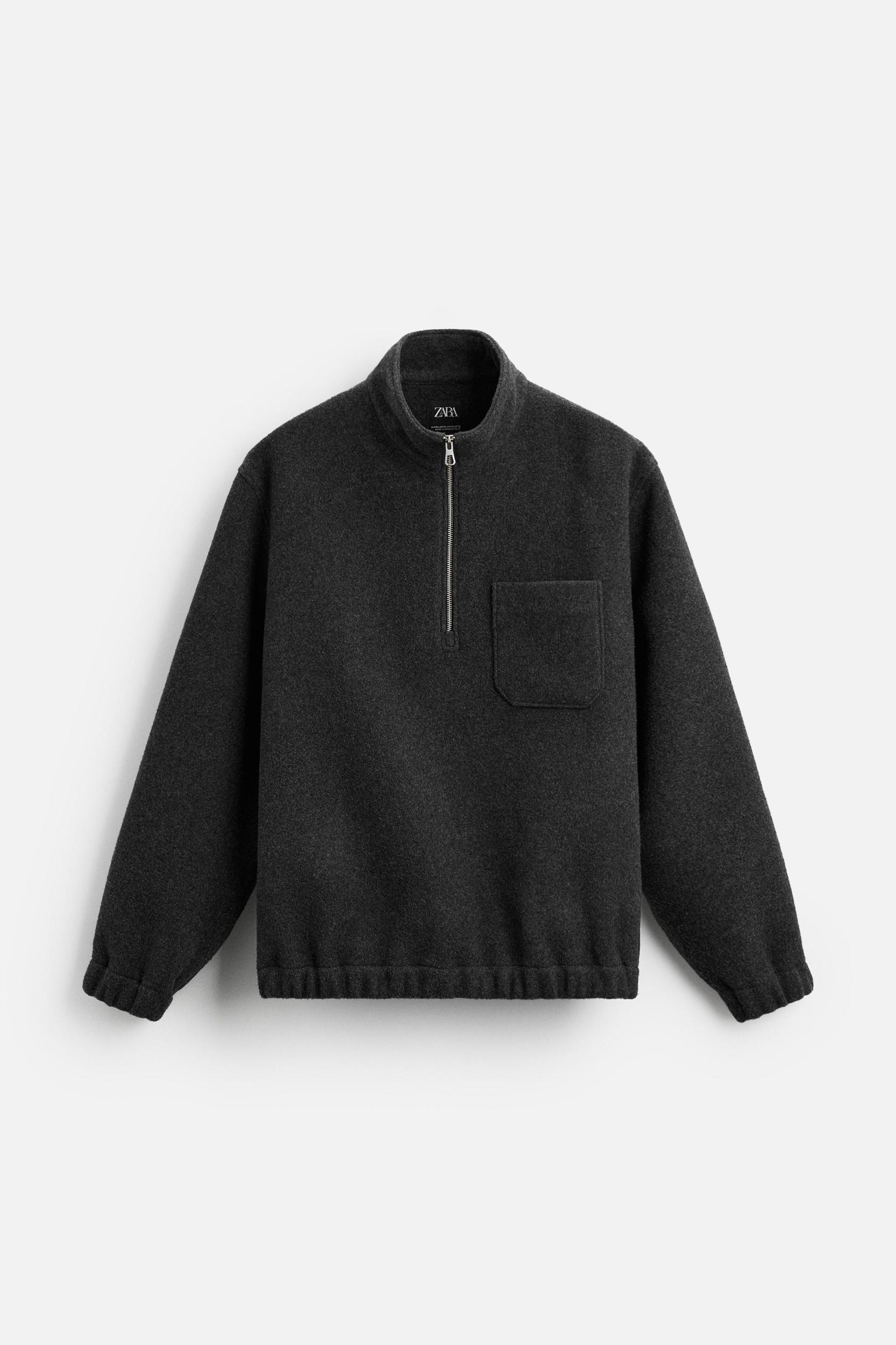 QUARTER ZIP FLEECE SWEATSHIRT Product Image