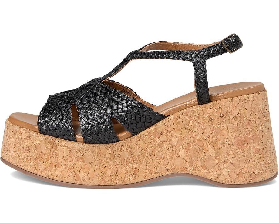 Adorned Raffia Platform Slide Product Image