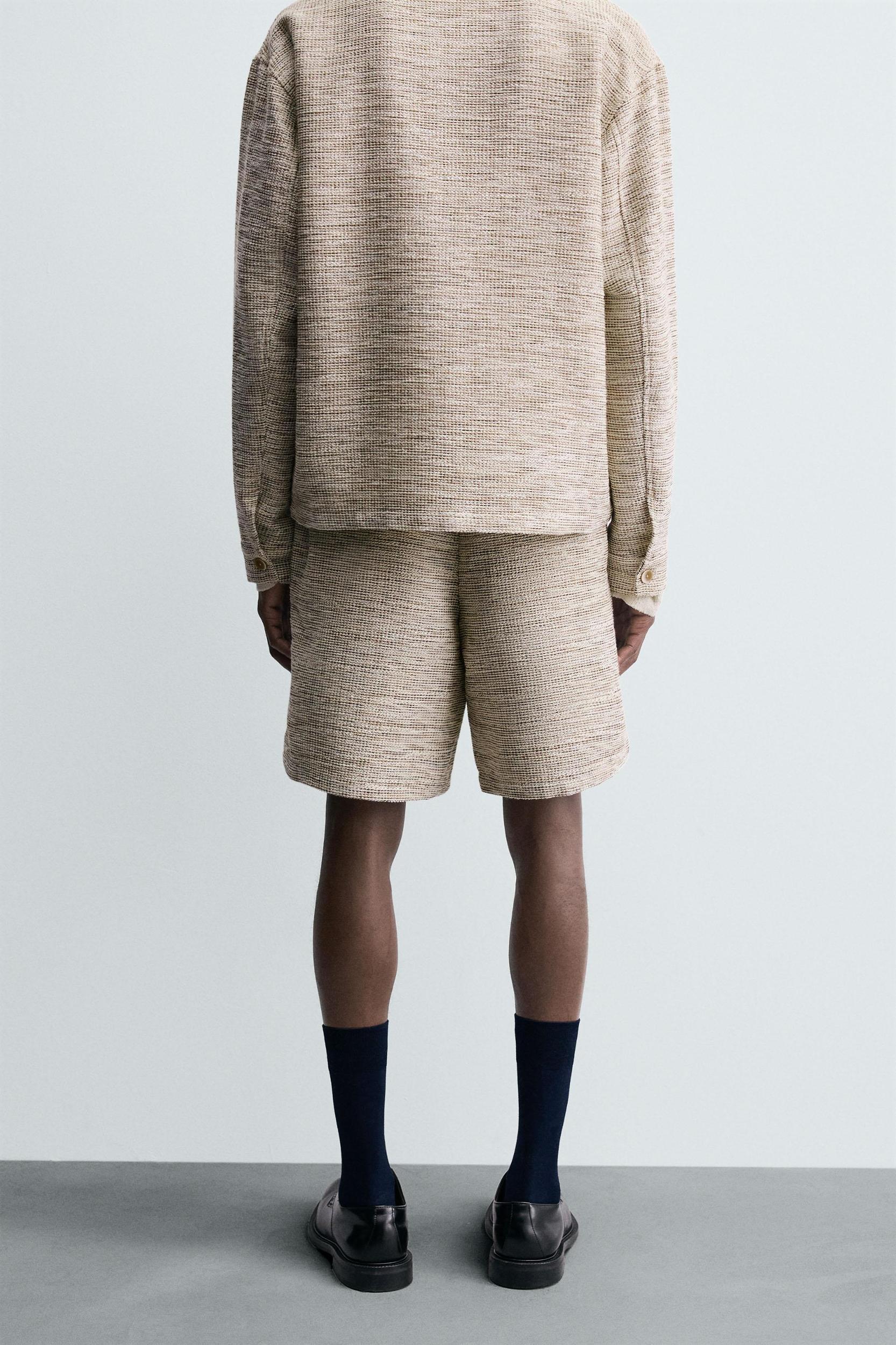 TEXTURED CONTRAST SHORTS Product Image