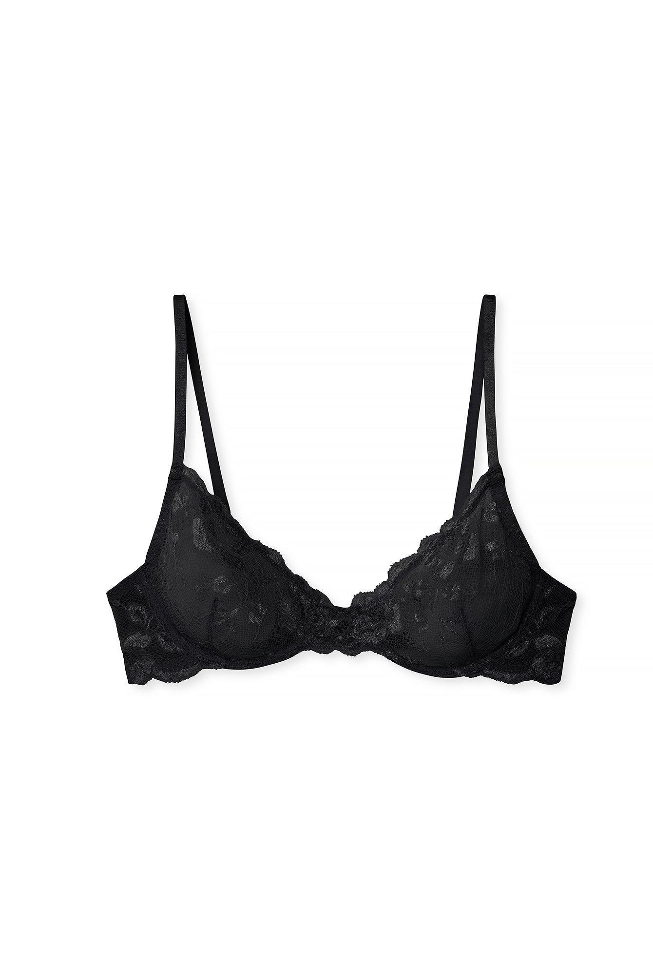 Flower Detail Lace Bra Product Image