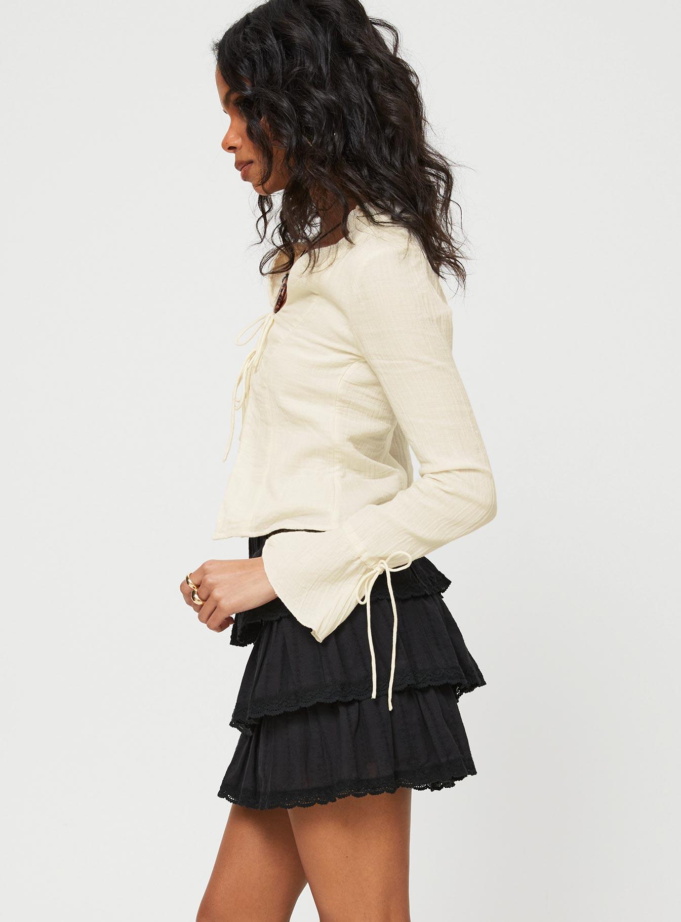Sound Check Mini Skirt Black Product Image