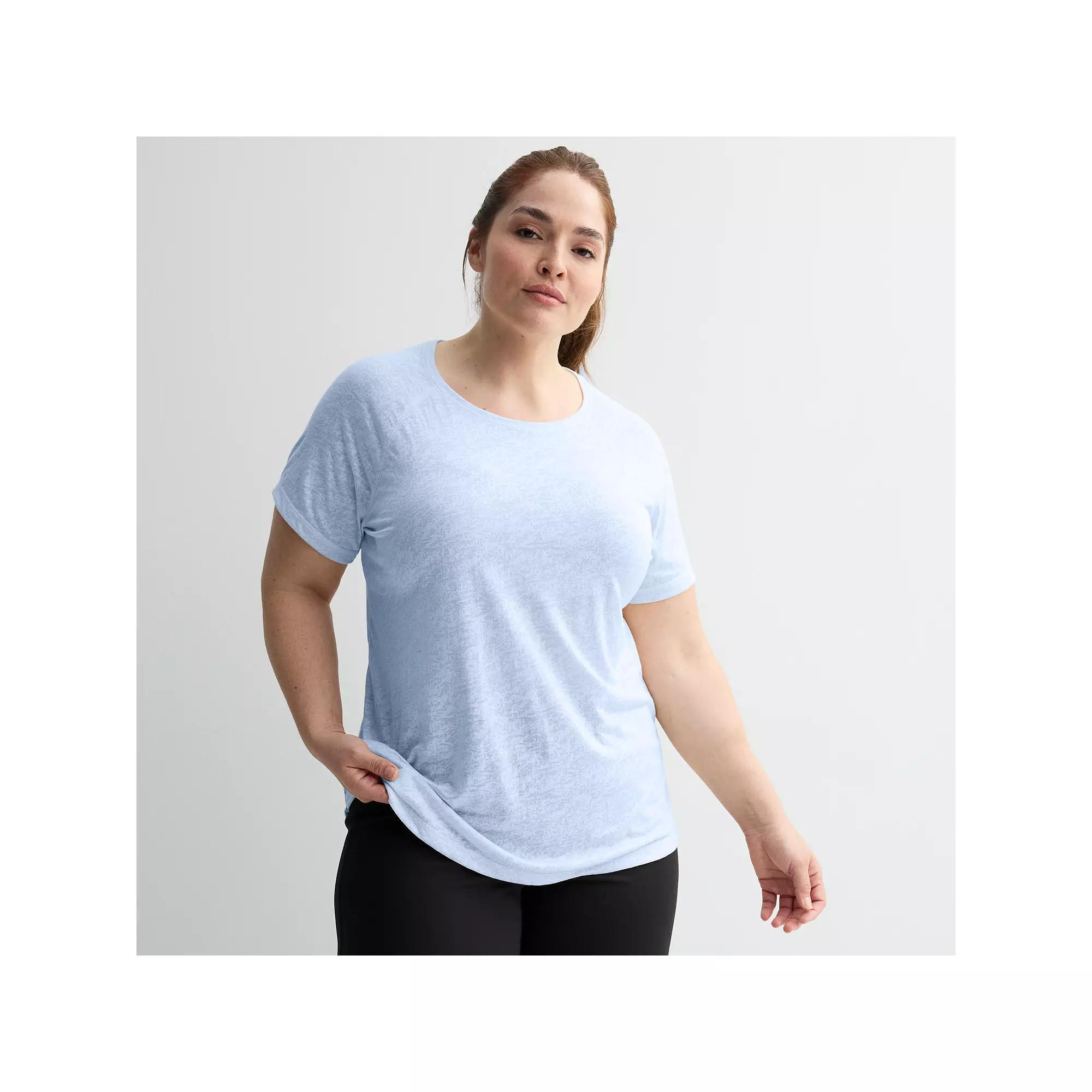 Plus Size Tek Gear Core Raglan Tee, Womens Product Image