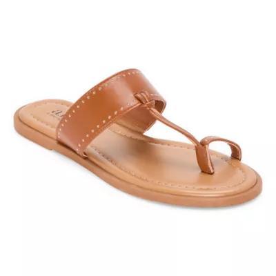 a.n.a Womens Studded Toe Strap Slide Slide Sandals Product Image