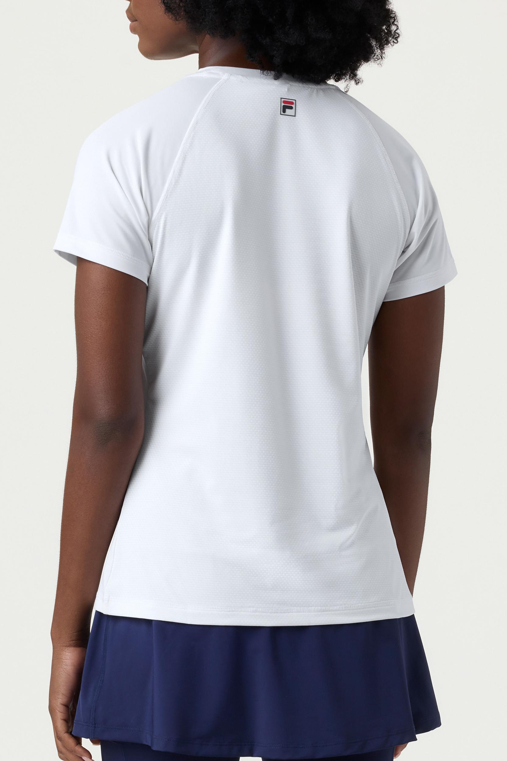 Short Sleeve Mesh Back Top Product Image