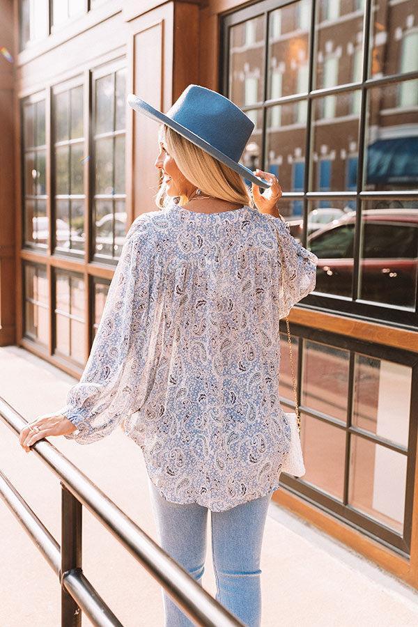 Open Your Mind Paisley Top Product Image