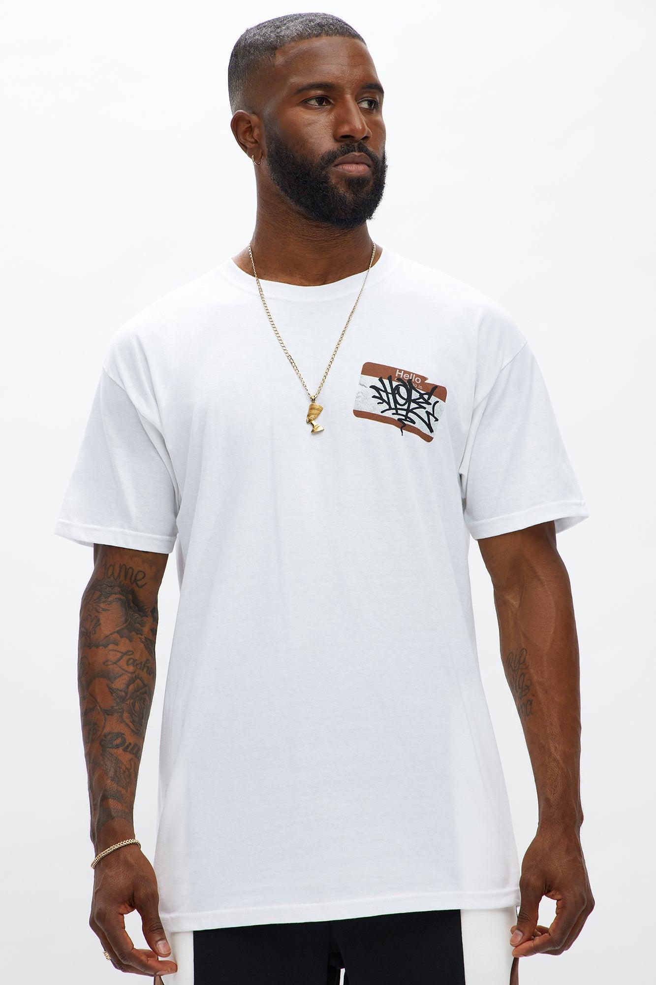 Hate Hurt Hope Short Sleeve Tee - White Product Image