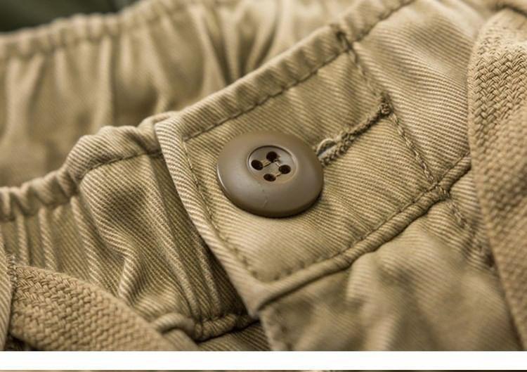 Drawstring Waist Plain Shorts Product Image