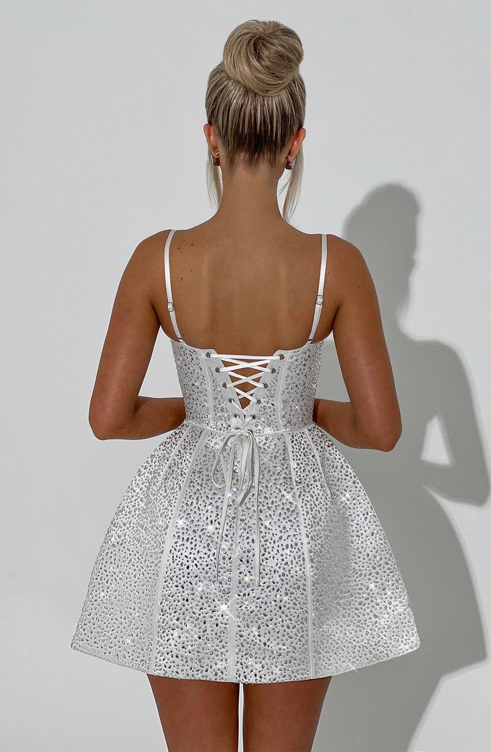 Angelique Mini Dress - Ivory Product Image