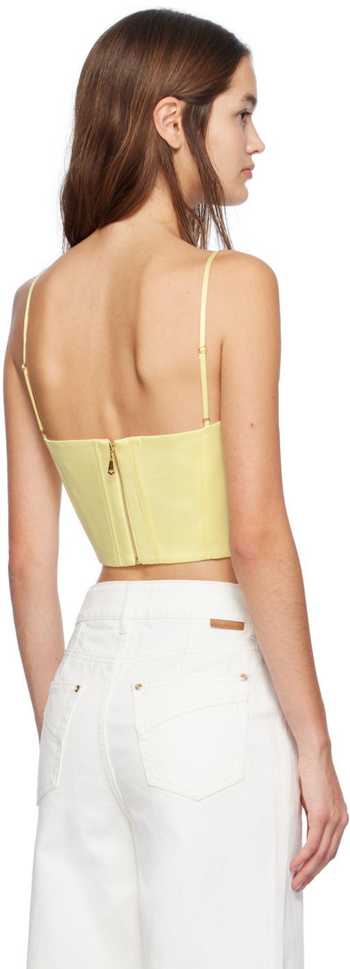 ZIMMERMANN Yellow Scoop Neck Camisole Product Image
