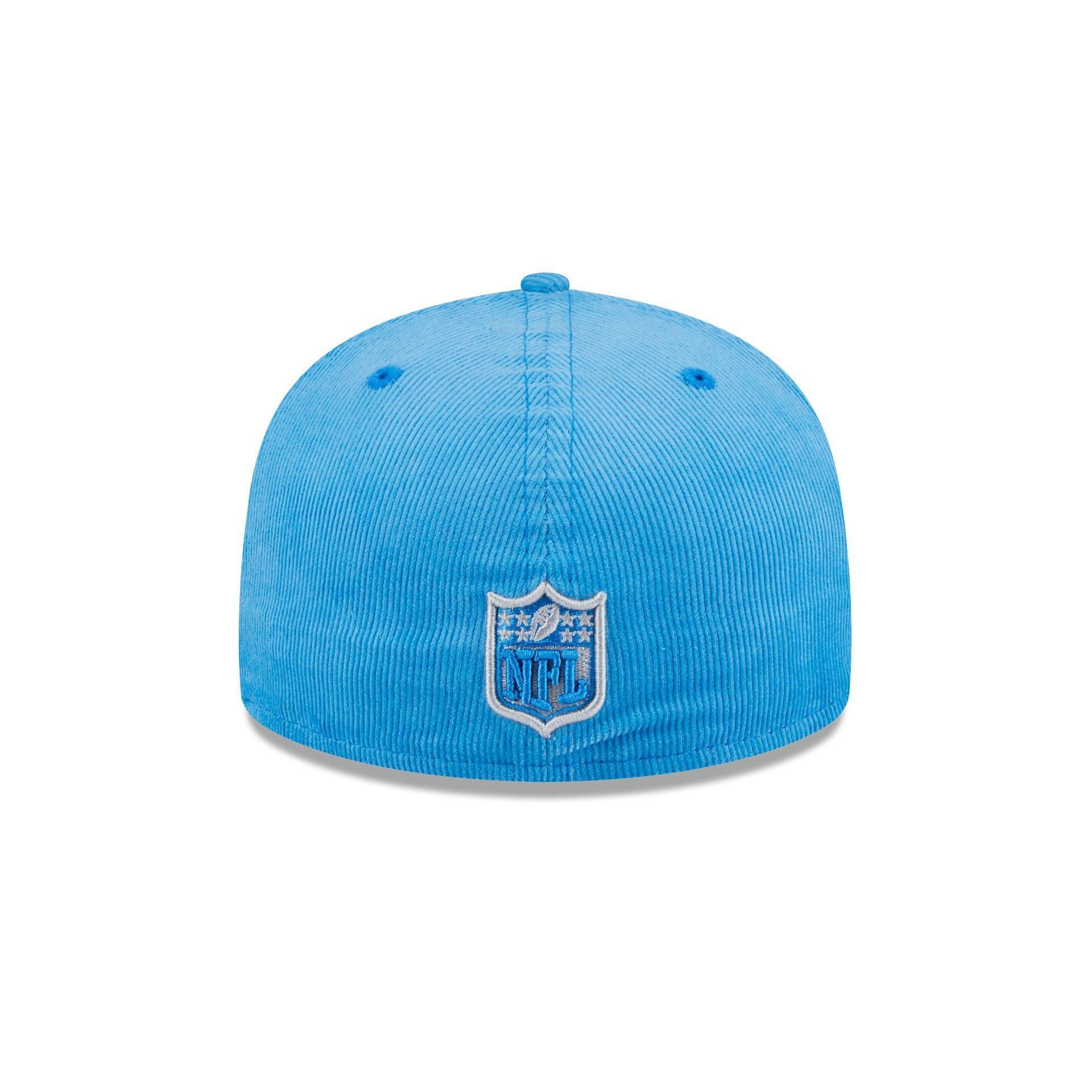 Just Caps Floral Corduroy Detroit Lions 59FIFTY Fitted Hat Male Product Image