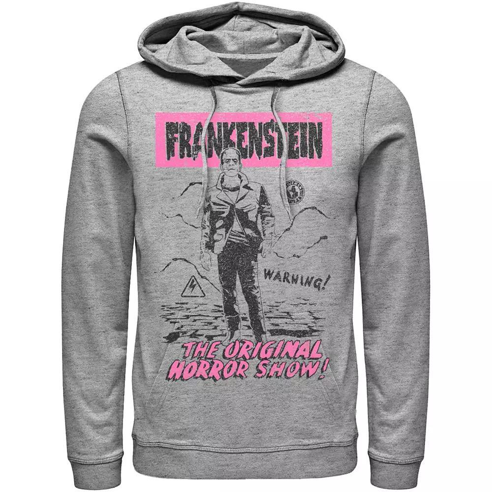 Men's Universal Monsters Old Franky Poster Hoodie, Size: XL, Athletic Grey Product Image
