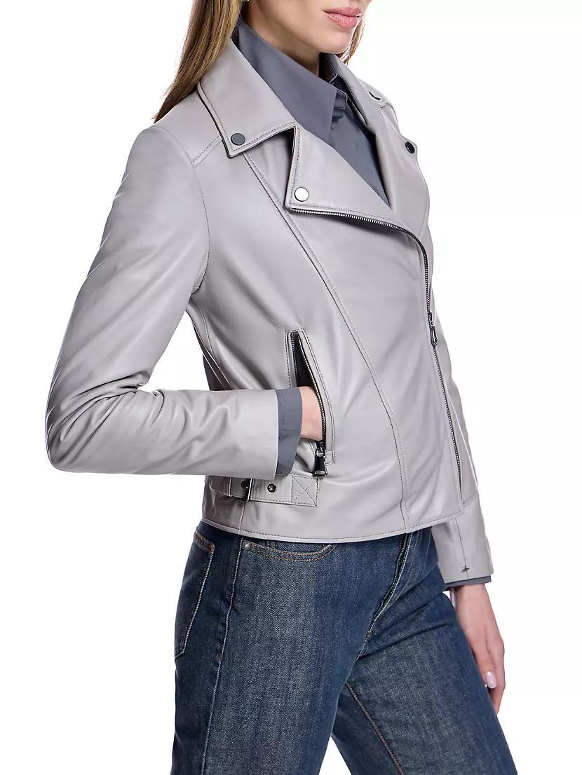 Leather Moto Jacket Product Image