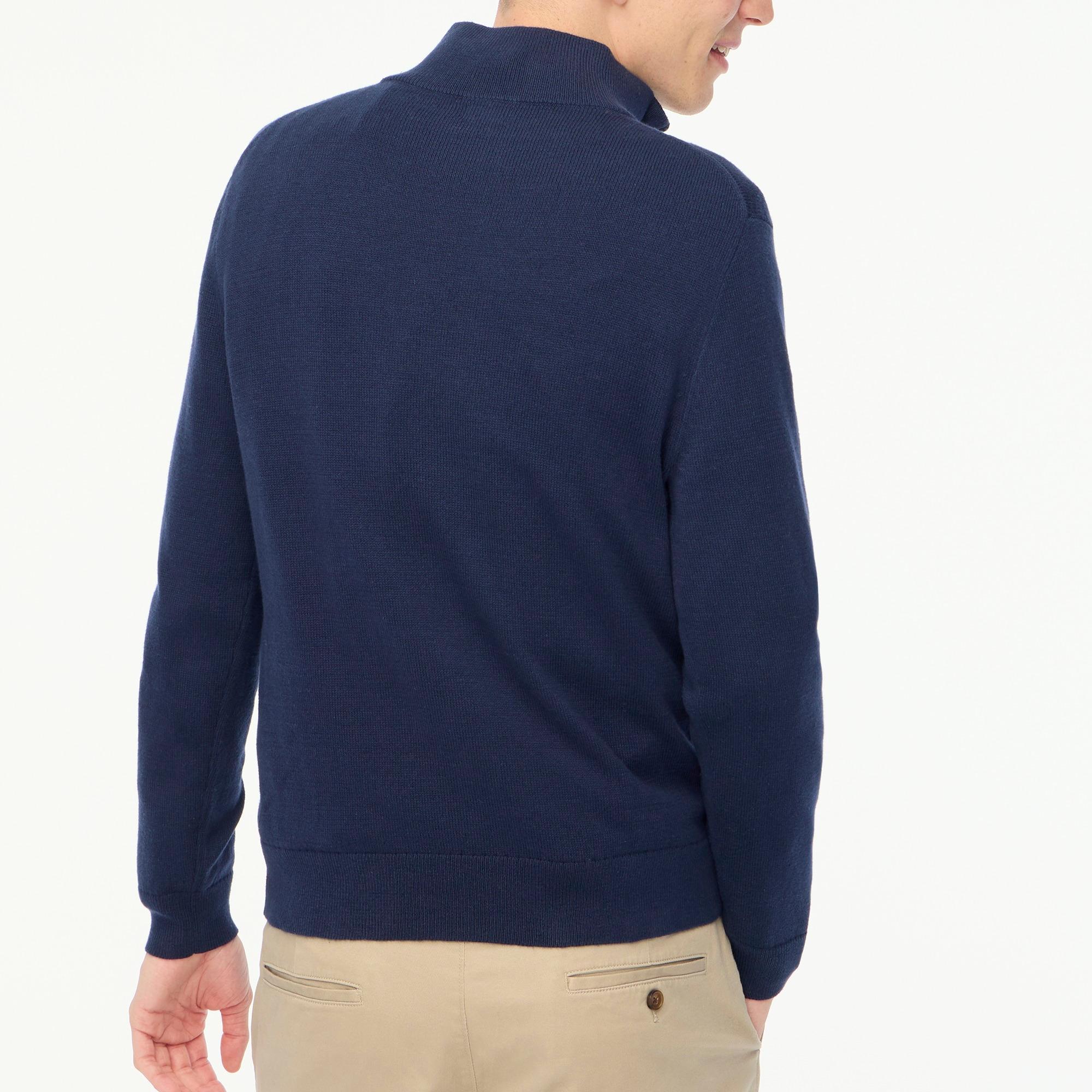 Cotton half-zip sweater Product Image
