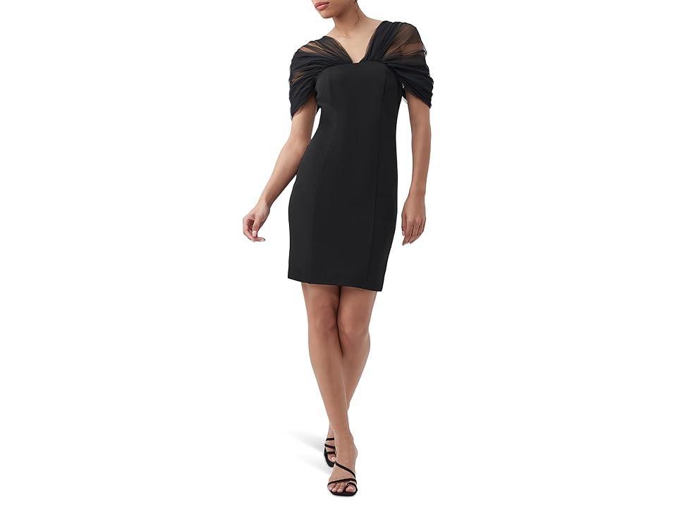 Womens Yuma Tulle Short-Sleeve Sheath Minidress Product Image