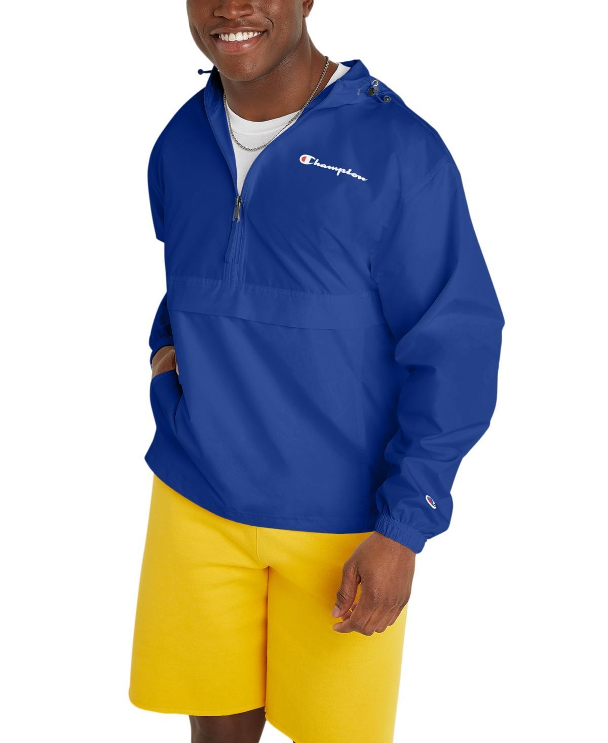 Mens Champion Stadium Packable Jacket, Script Logo Cargo Olive S Product Image