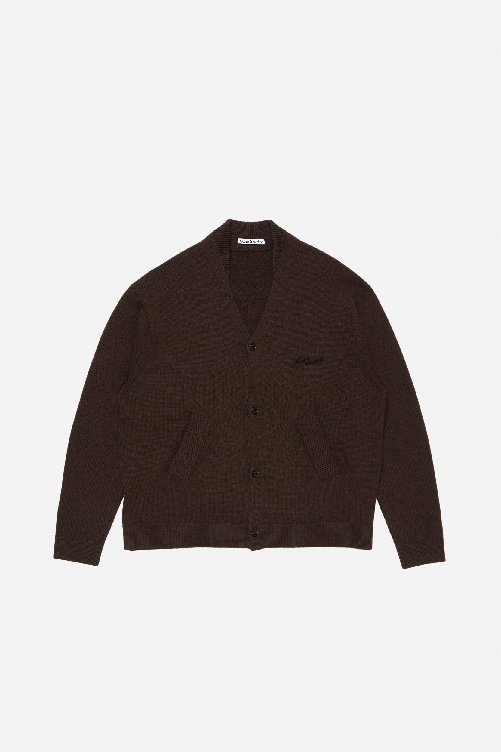 Wool V-Neck Cardigan Product Image
