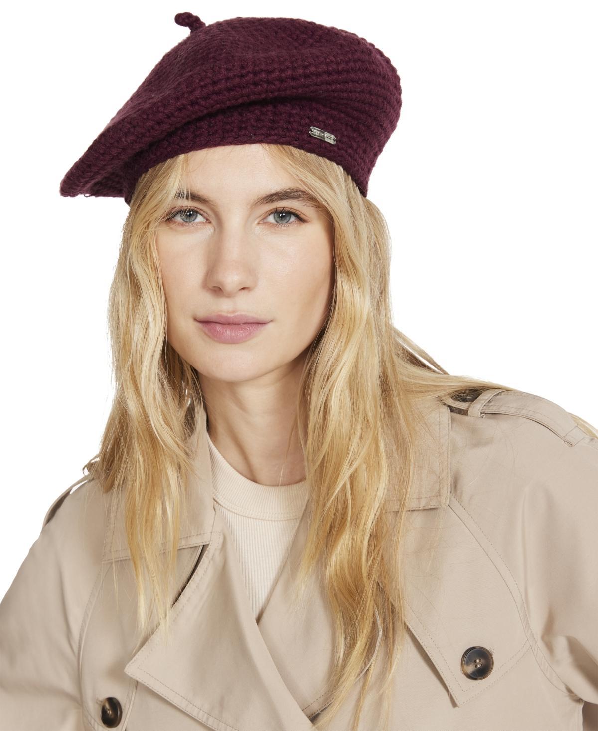 Steve Madden Womens Chunky Knit Beret Product Image