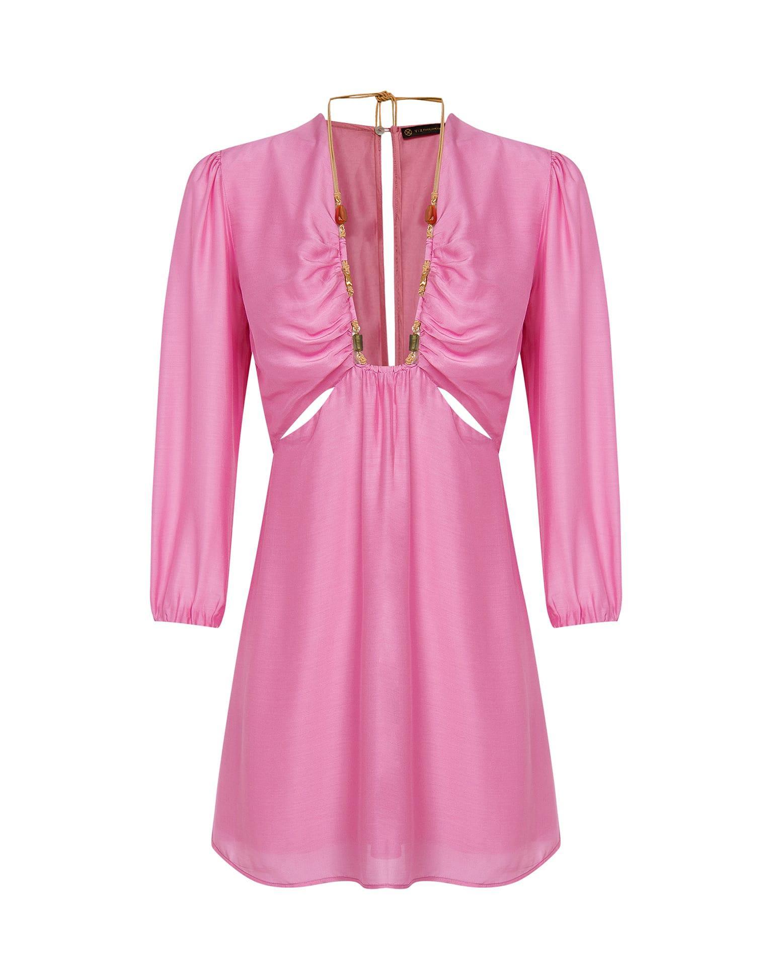 Mel Detail Short Dress (exchange only) - Gerbera Product Image