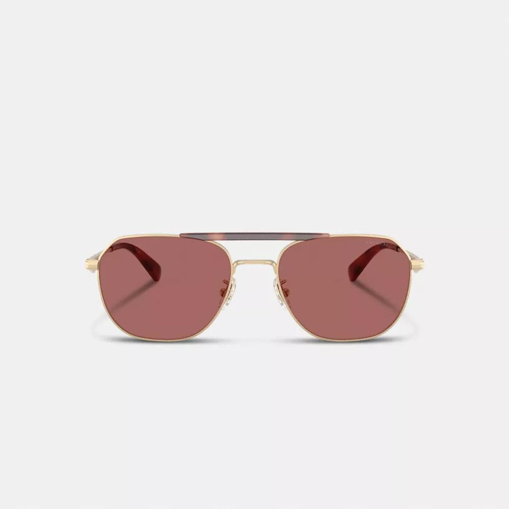 C Hardware Metal Navigator Sunglasses Product Image