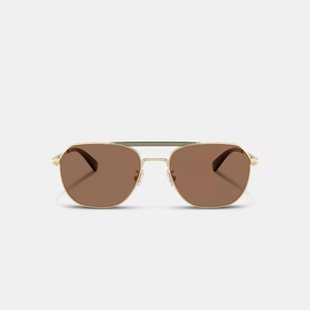 C Hardware Metal Navigator Sunglasses Product Image