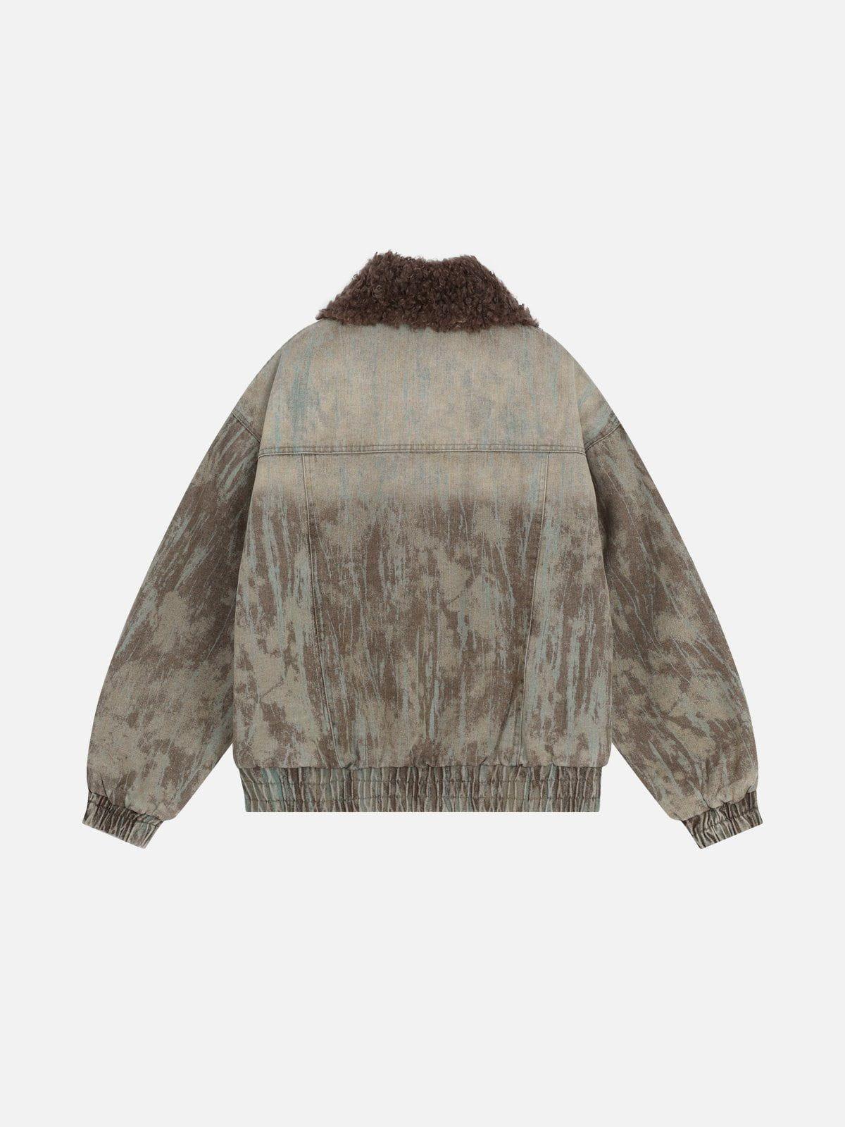 Aelfric Eden Washed Plush Collar Coat Product Image