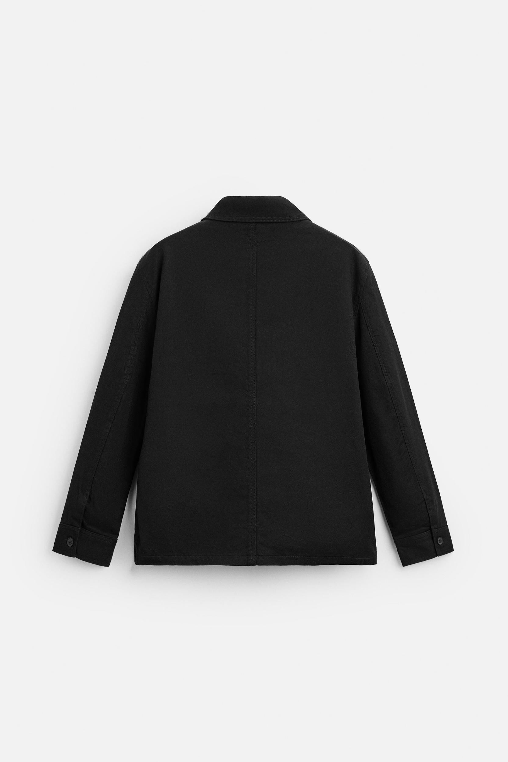 TEXTURED WEAVE OVERSHIRT Product Image