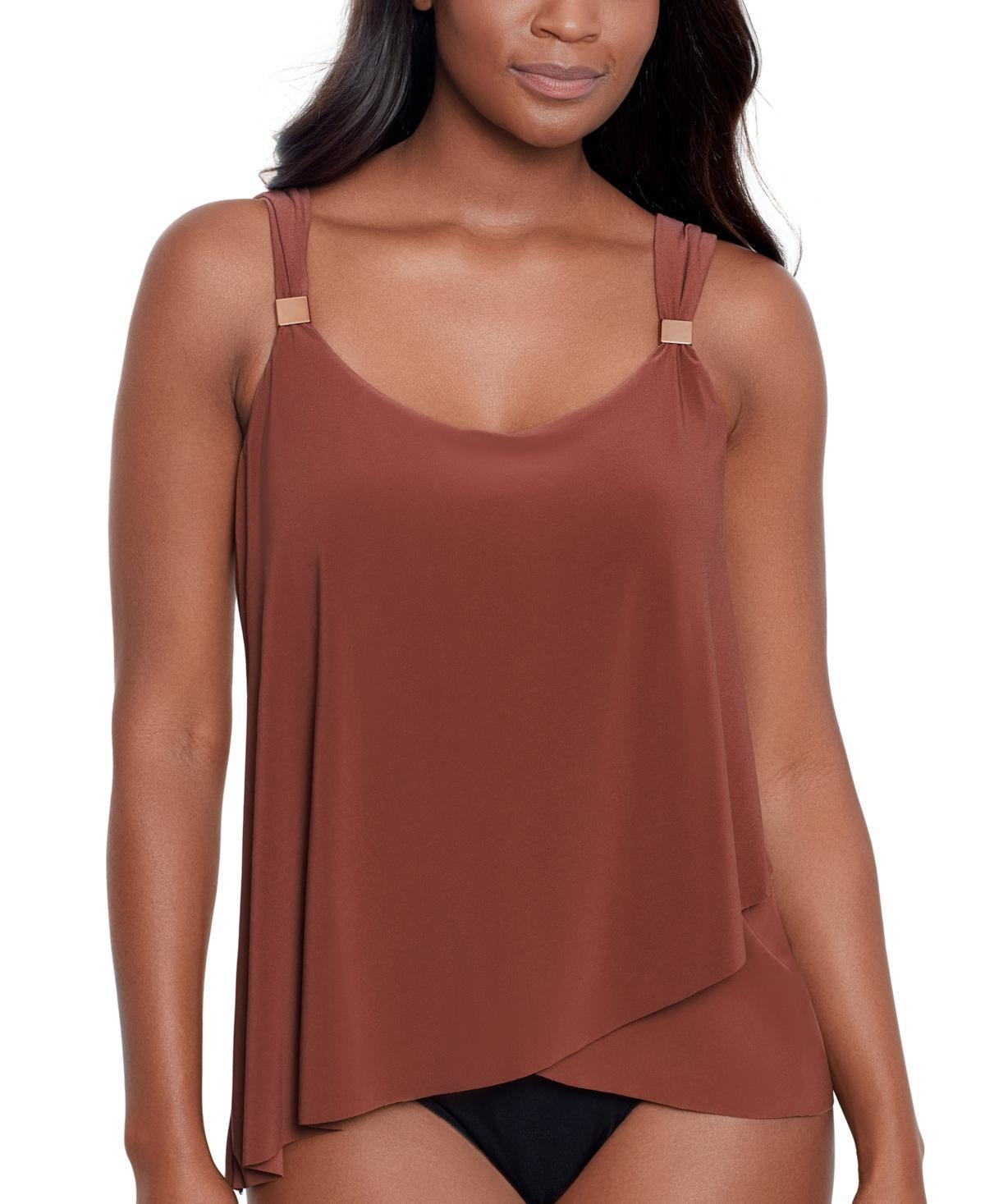 Miraclesuit Solid Dazzle Underwire Tankini Swim Top Product Image