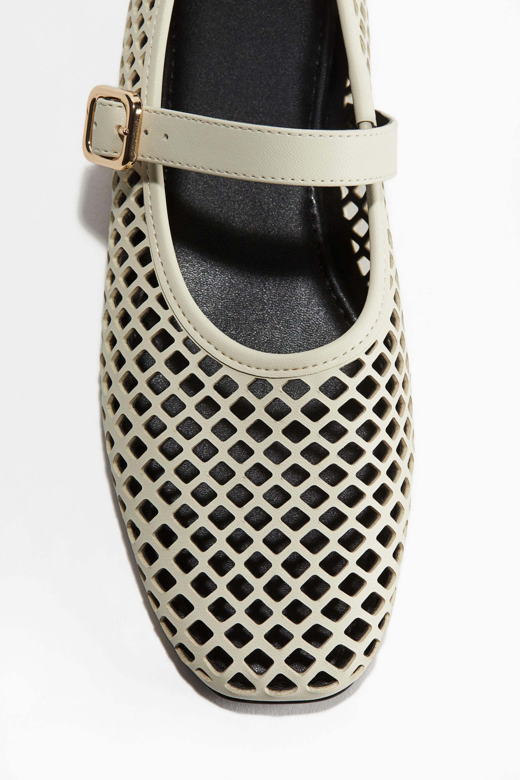 Perforated Mary Jane Ballet Flats Product Image