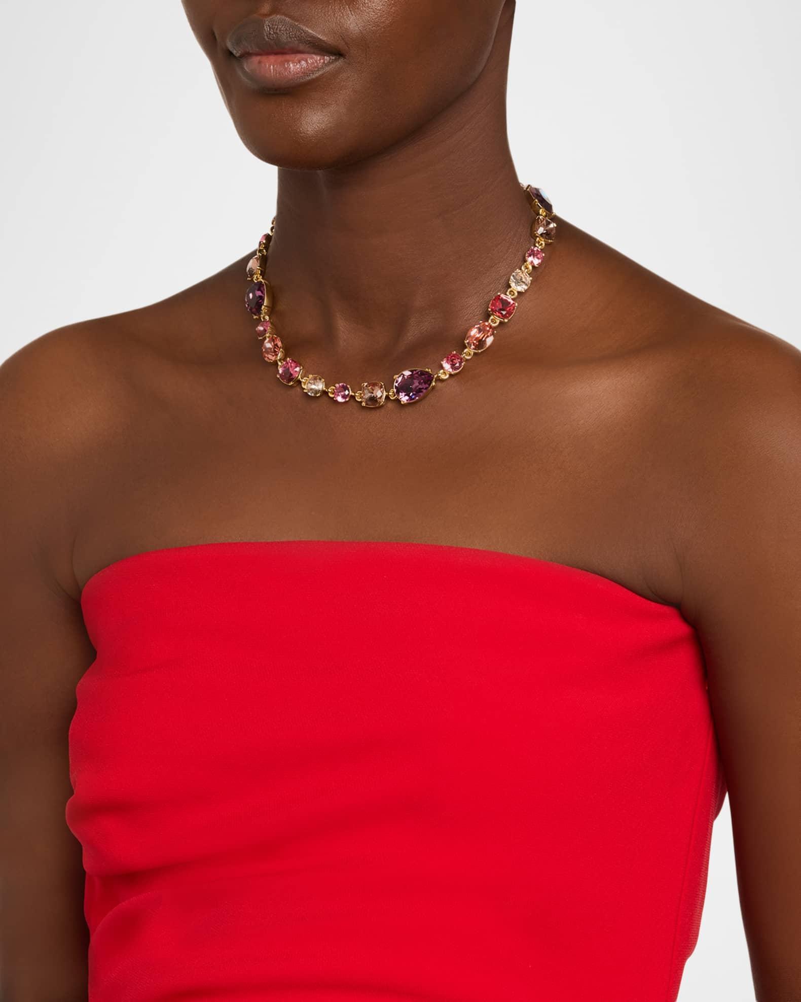 Multi Crystal Necklace Product Image