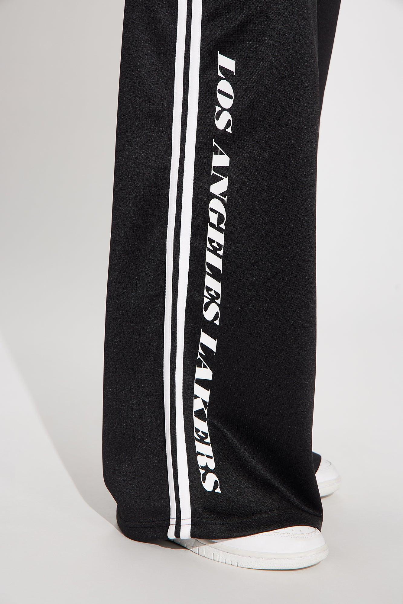 Lakers Halftime Wide Leg Pant - Black Product Image