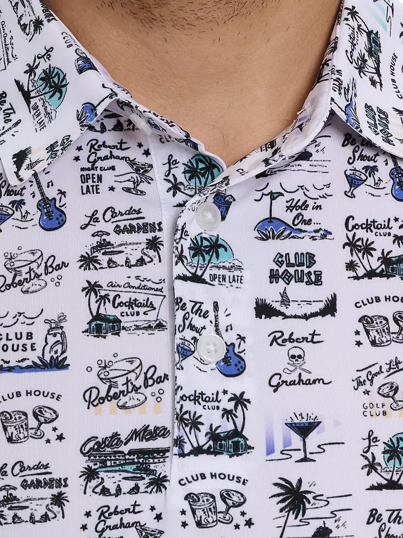 License To Chill Graphic Polo Shirt Product Image