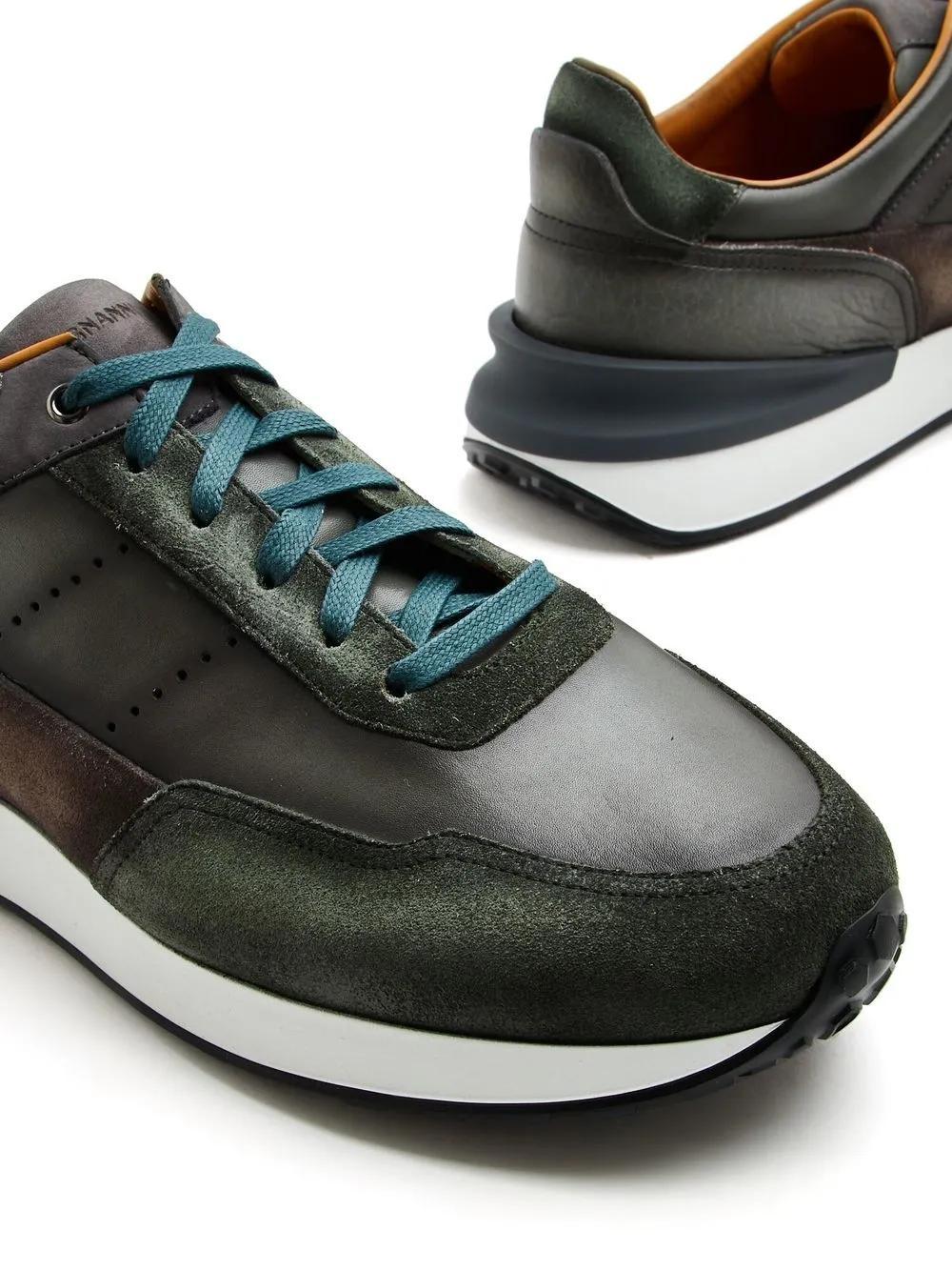 panelled low-top sneakers  Product Image
