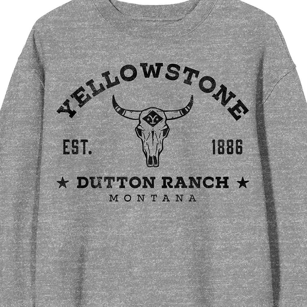 Men's Yellowstone Collegiate Text Graphic Tee, Size: XL, White Product Image