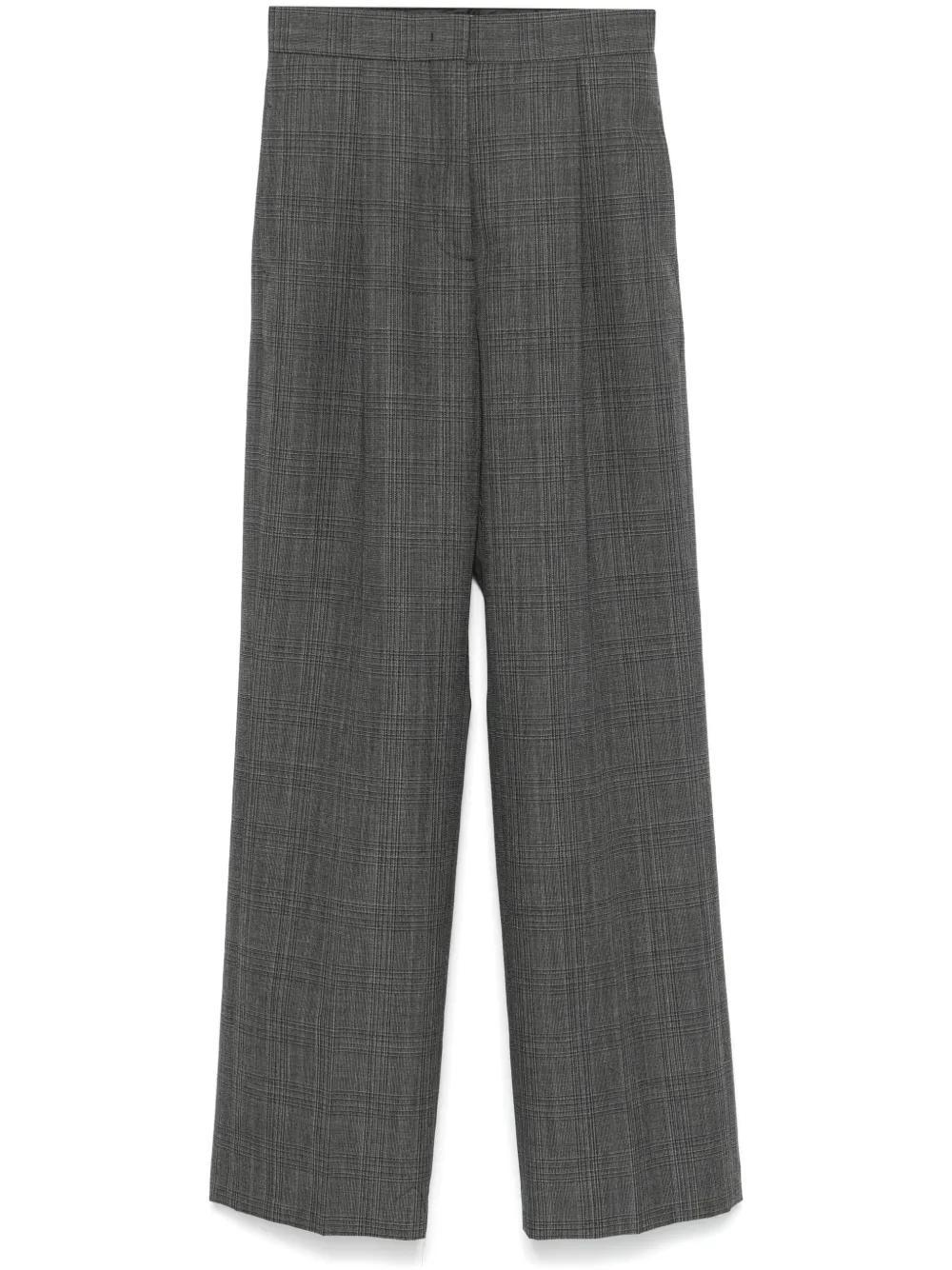 MSGM Palazzo Trousers In Grigio Product Image