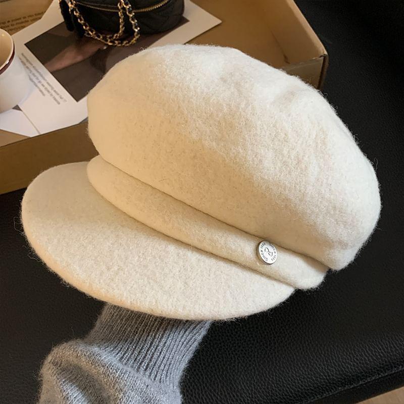 Metal Disc Newsboy Cap Product Image